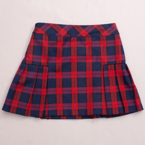 Jacadi Plaid Skirt