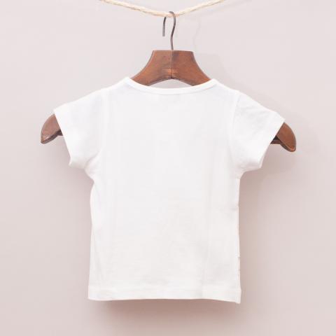Megan Park Embroidered T-Shirt "Brand New"