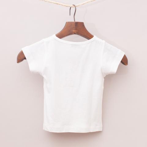 Megan Park Embroidered T-Shirt "Brand New"
