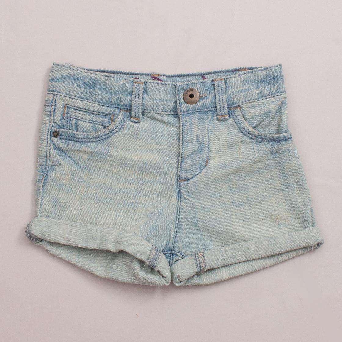 Gap Distressed Denim Shorts