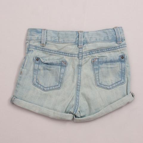 Gap Distressed Denim Shorts