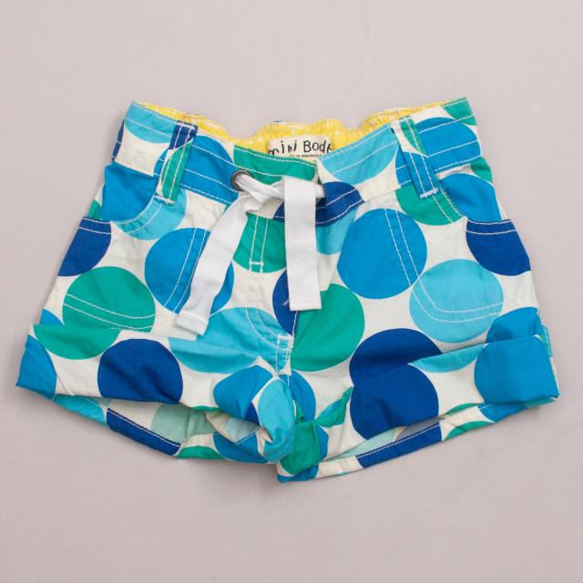 Mini Boden Polka Dot Shorts