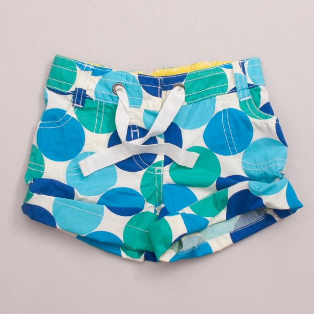 Mini Boden Polka Dot Shorts