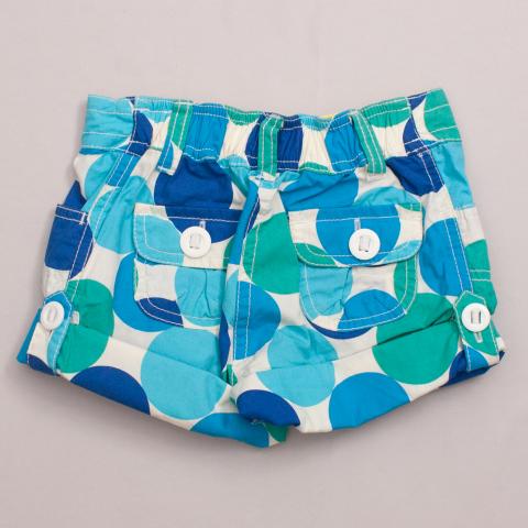 Mini Boden Polka Dot Shorts