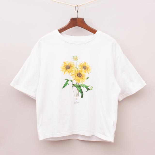 United Tribes of Ghanda Sunflower T-Shirt