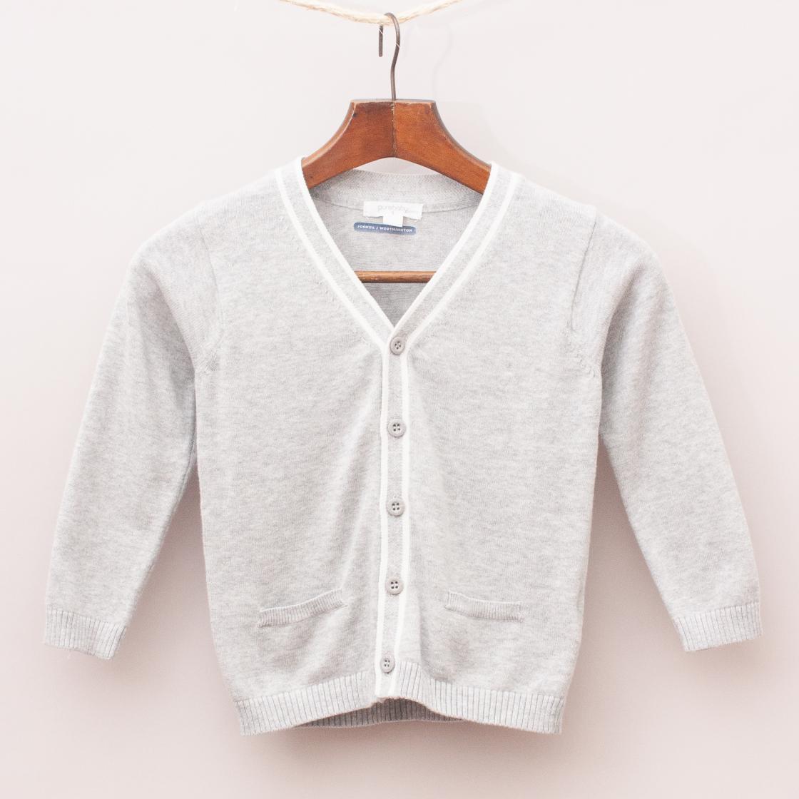 Purebaby Grey Cardigan