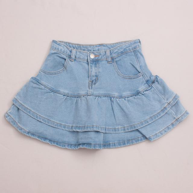 Seed Denim Skirt