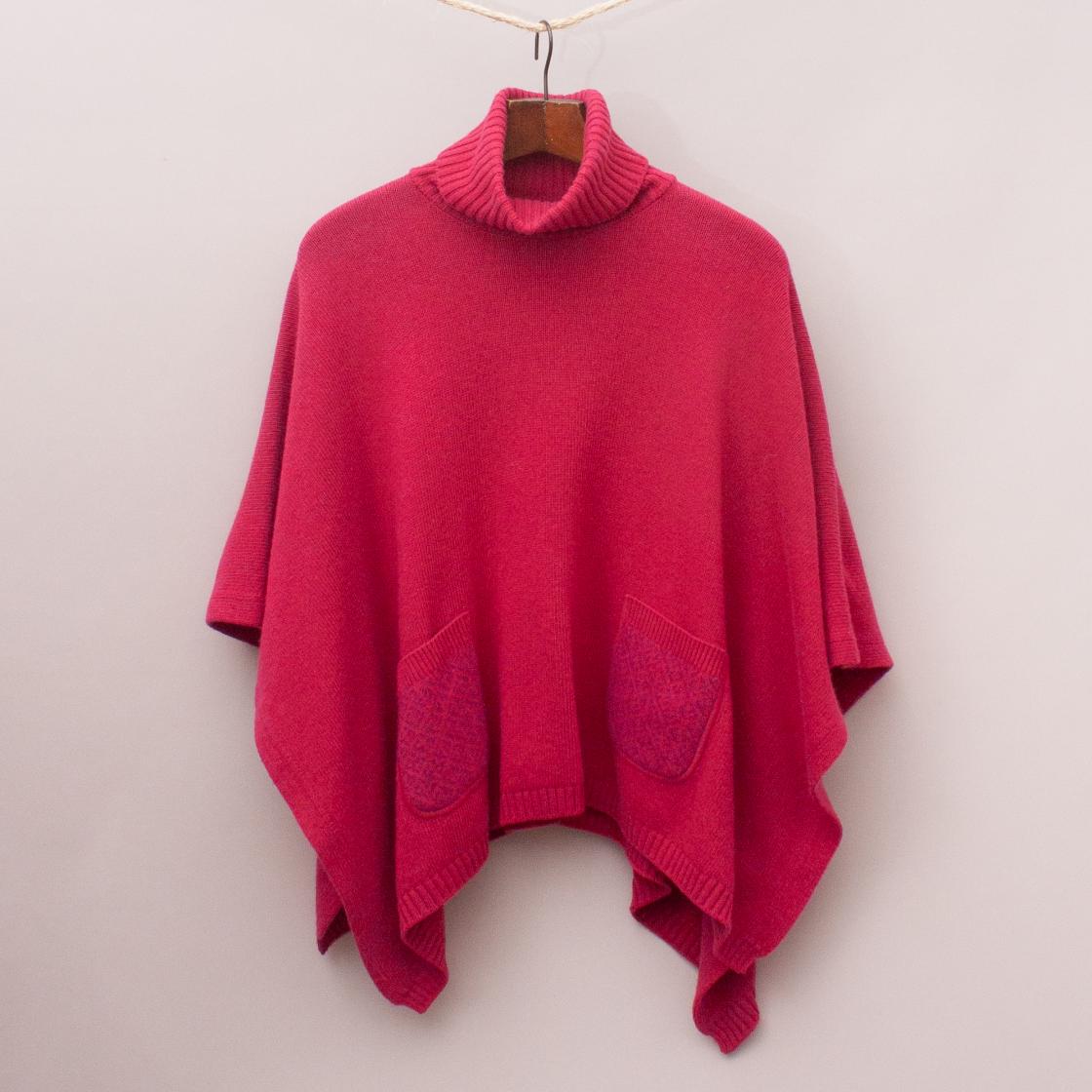 Fendi Wool Blend Poncho