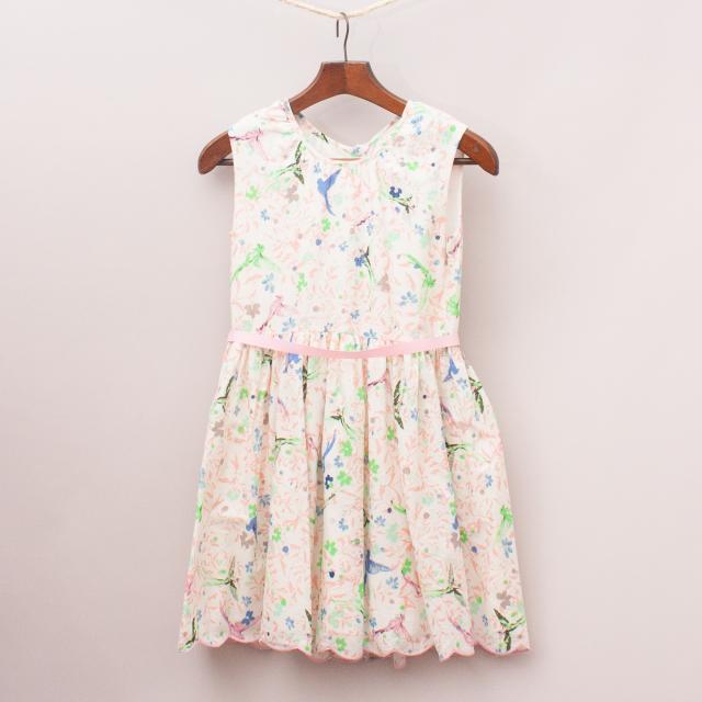 Young Hearts Floral Patterned Dress