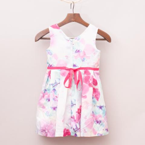 Origami Floral Dress