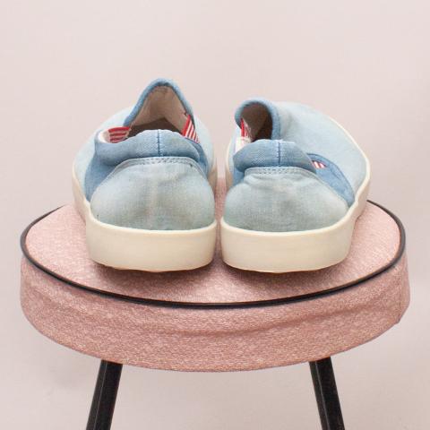 Country Road Denim Slip On's - Size EU 36 (Age 8 Approx.)