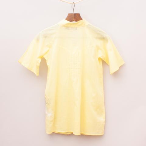 Eden Star Sheer Yellow Dress