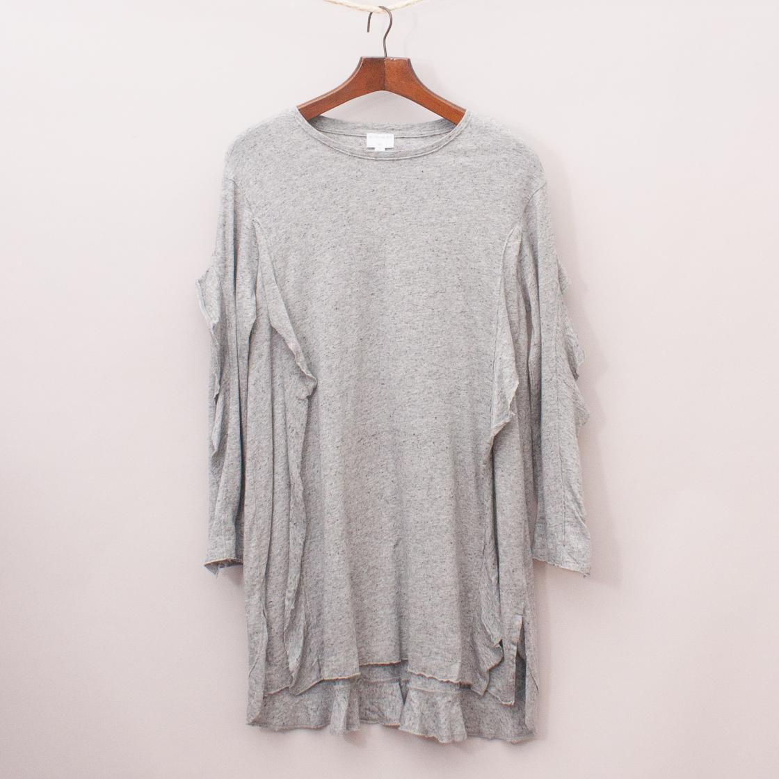 Witchery Grey Long Sleeve Dress