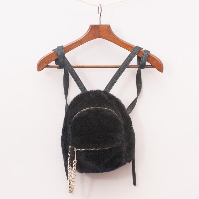 Forever 21 Faux Fur Backpack