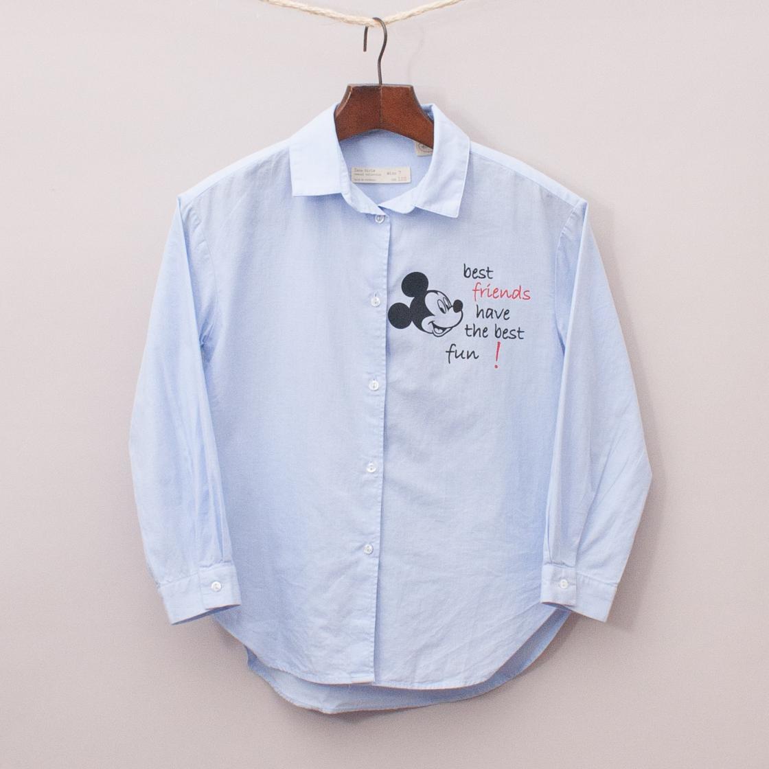 Zara Mickey Mouse Shirt