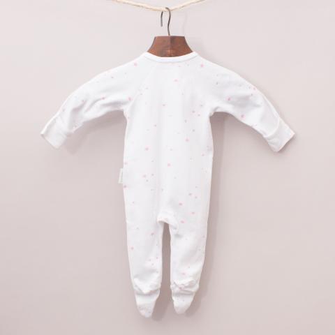 Purebaby Organic Cotton Star Romper 