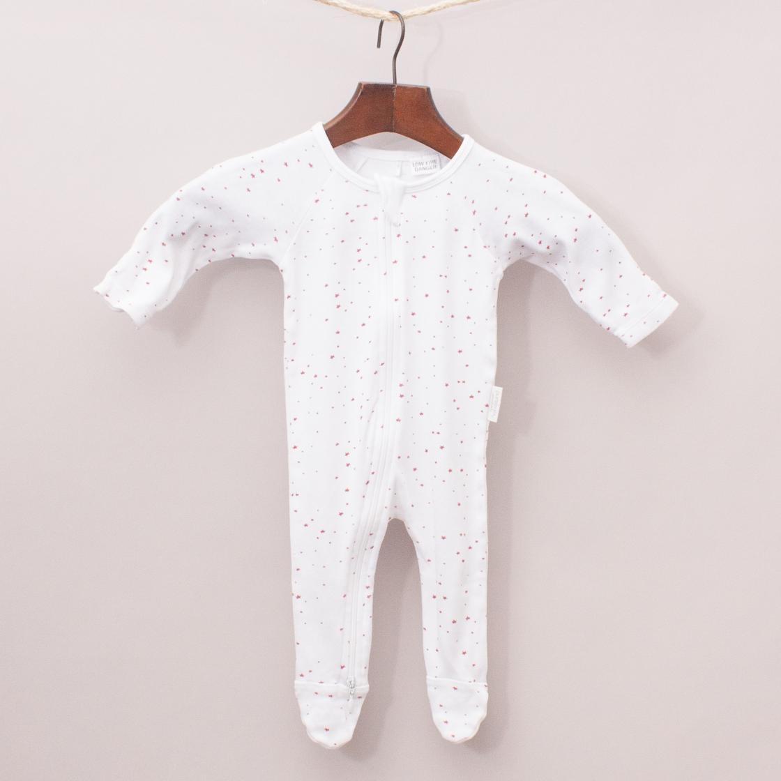 Purebaby Organic Cotton Star Romper 