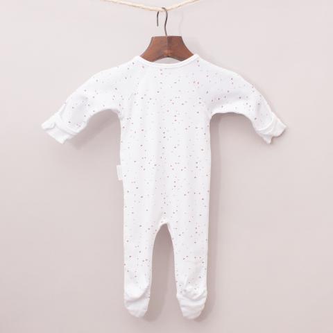 Purebaby Organic Cotton Star Romper 