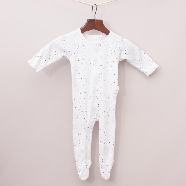 Purebaby Organic Cotton Star Romper 