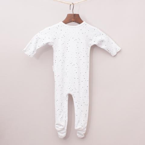 Purebaby Organic Cotton Star Romper 