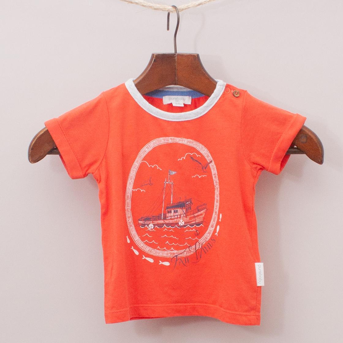 Purebaby Organic Cotton Ship T-Shirt