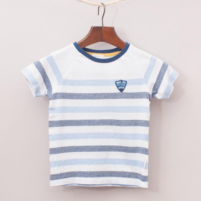 Purebaby Organic Cotton Striped T-Shirt