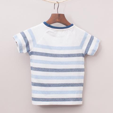 Purebaby Organic Cotton Striped T-Shirt