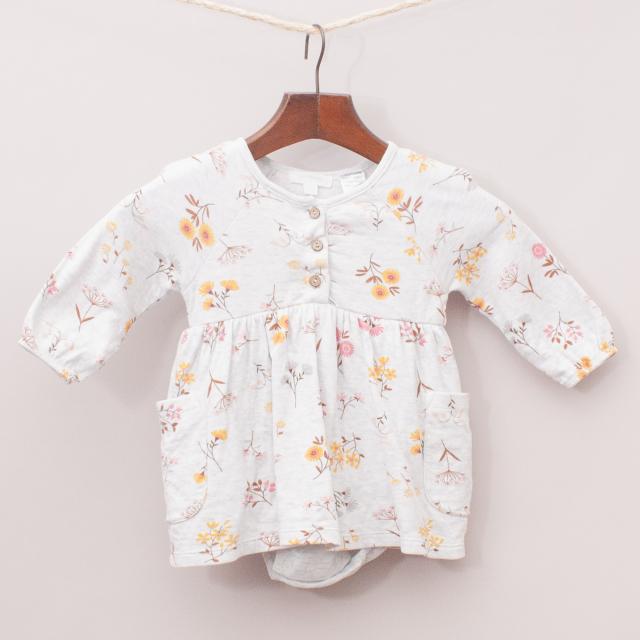 Purebaby Floral Dress